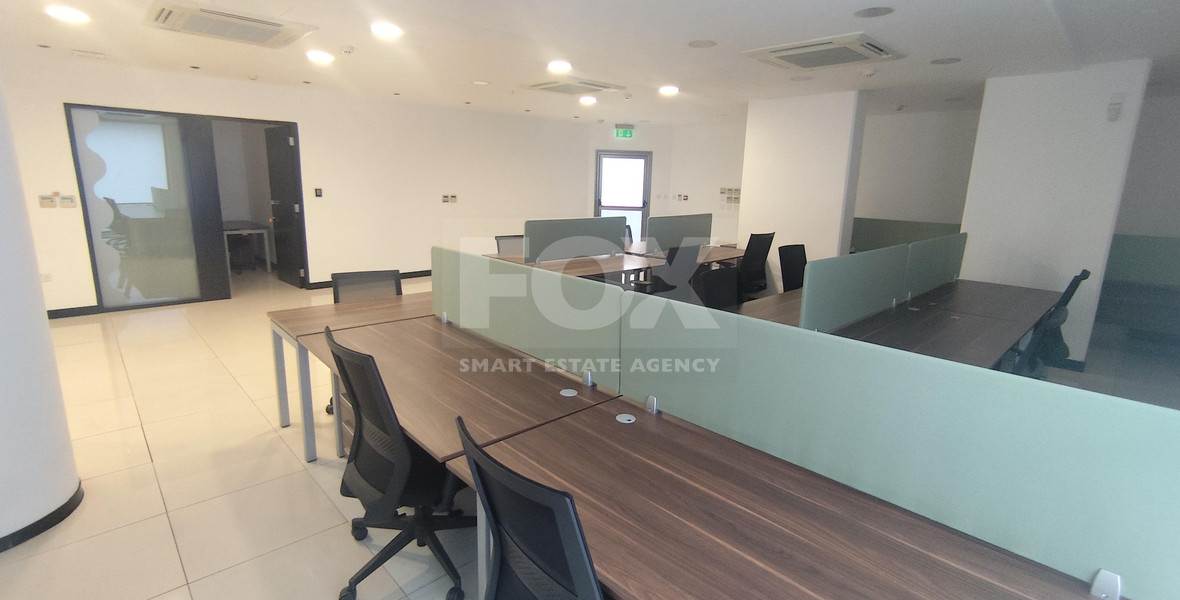 Corner office in the main road of Mesa Gitonia for rent , Limassol