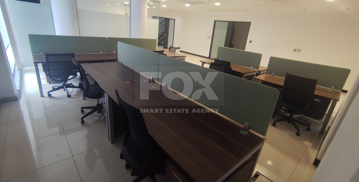 Corner office in the main road of Mesa Gitonia for rent , Limassol