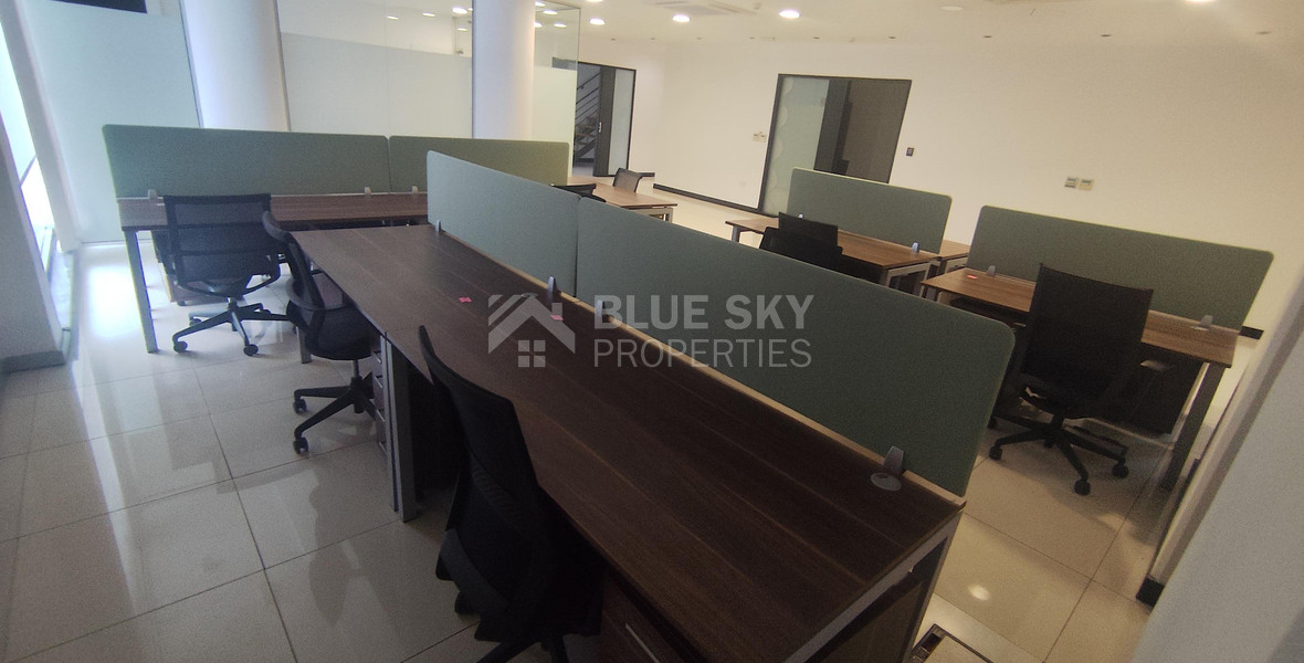 Corner office in the main road of Mesa Gitonia for rent , Limassol