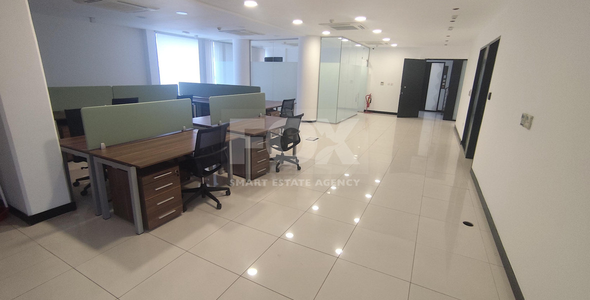 Corner office in the main road of Mesa Gitonia for rent , Limassol