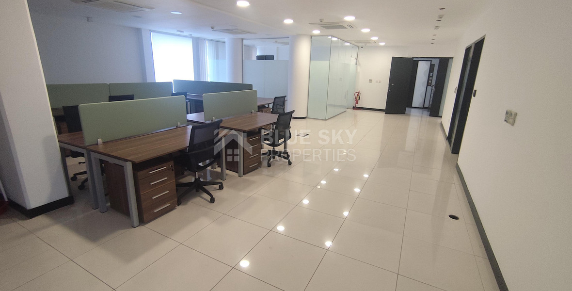 Corner office in the main road of Mesa Gitonia for rent , Limassol