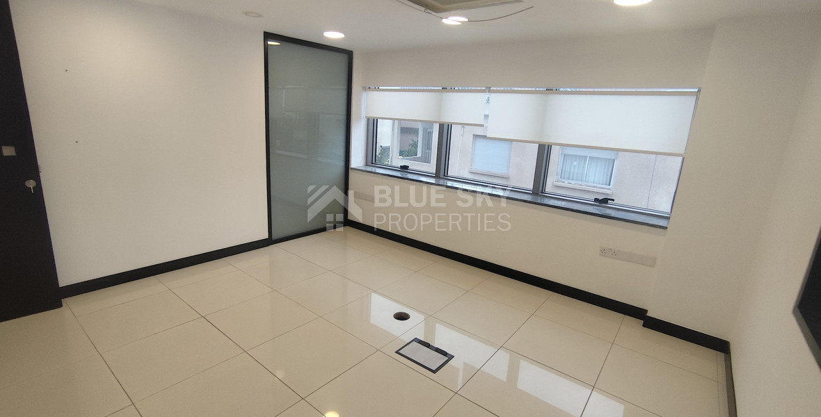 Corner office in the main road of Mesa Gitonia for rent , Limassol