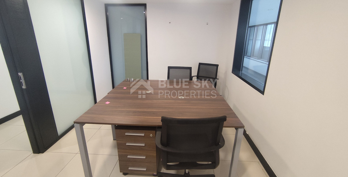 Corner office in the main road of Mesa Gitonia for rent , Limassol