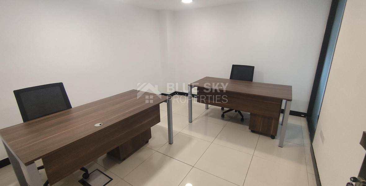 Corner office in the main road of Mesa Gitonia for rent , Limassol