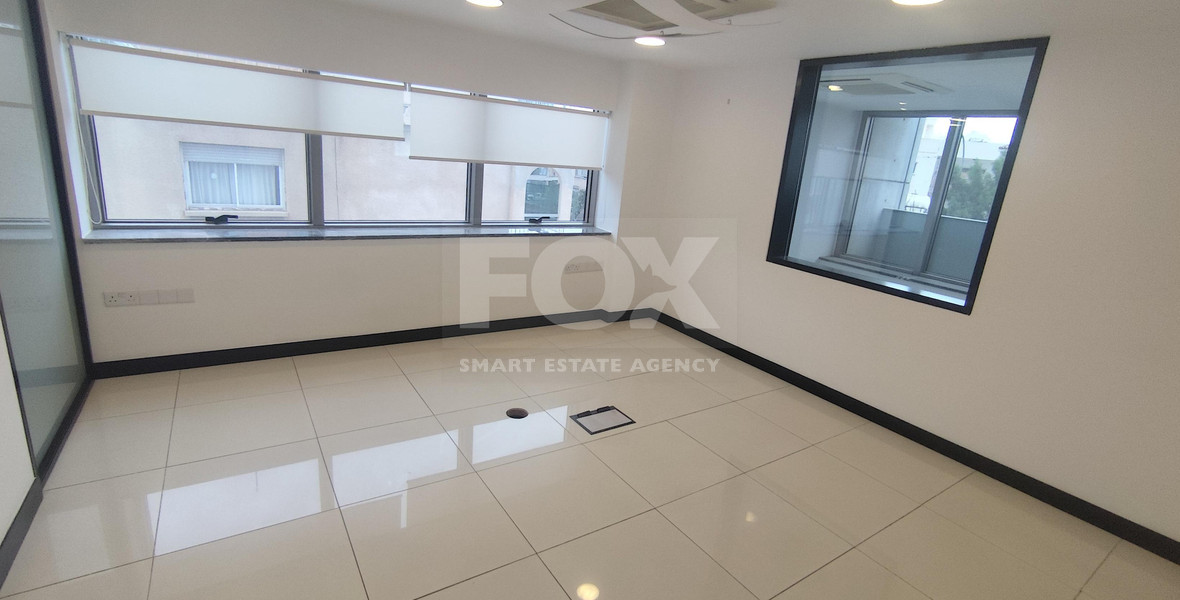 Corner office in the main road of Mesa Gitonia for rent , Limassol