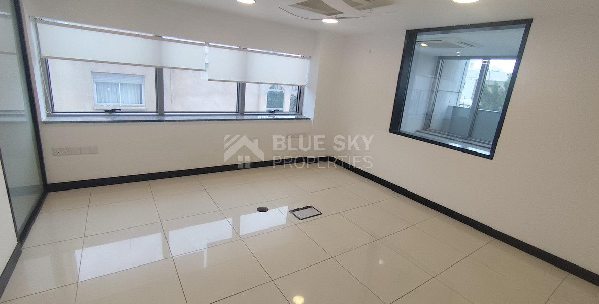 Corner office in the main road of Mesa Gitonia for rent , Limassol