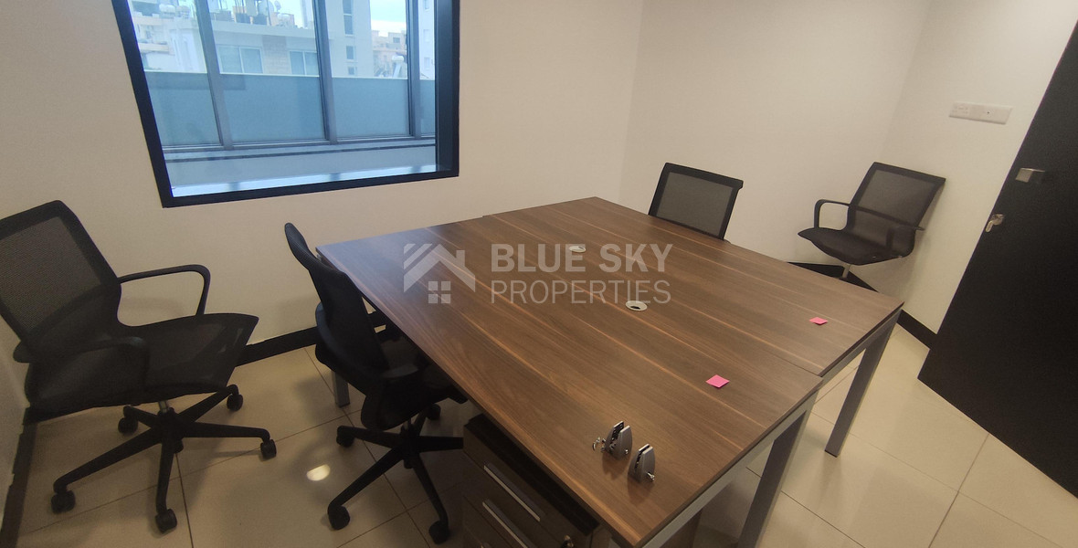 Corner office in the main road of Mesa Gitonia for rent , Limassol