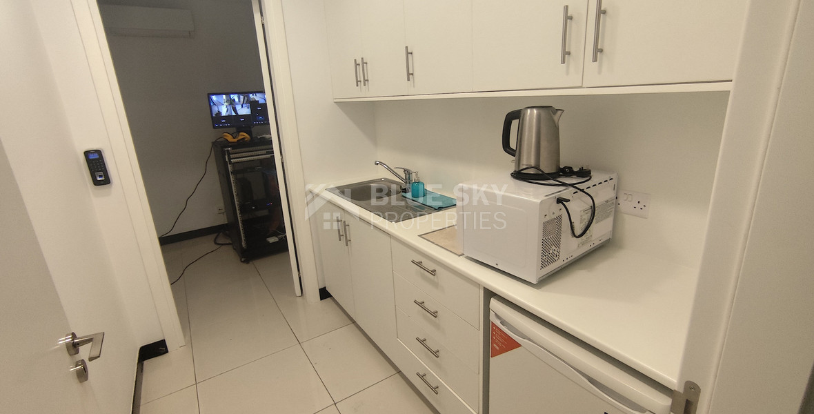 Corner office in the main road of Mesa Gitonia for rent , Limassol