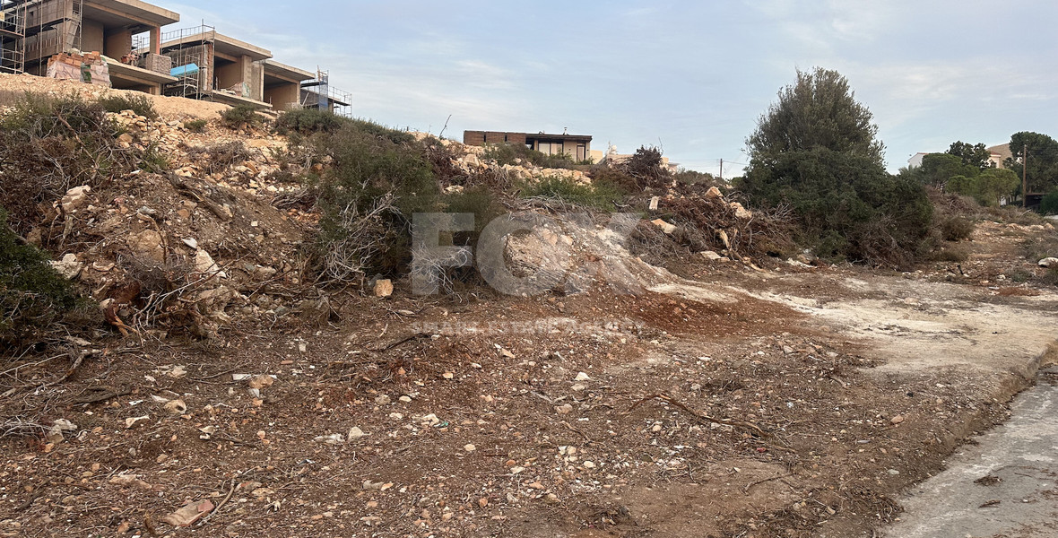 For sale Sea view plot in Sea caves, Peyia