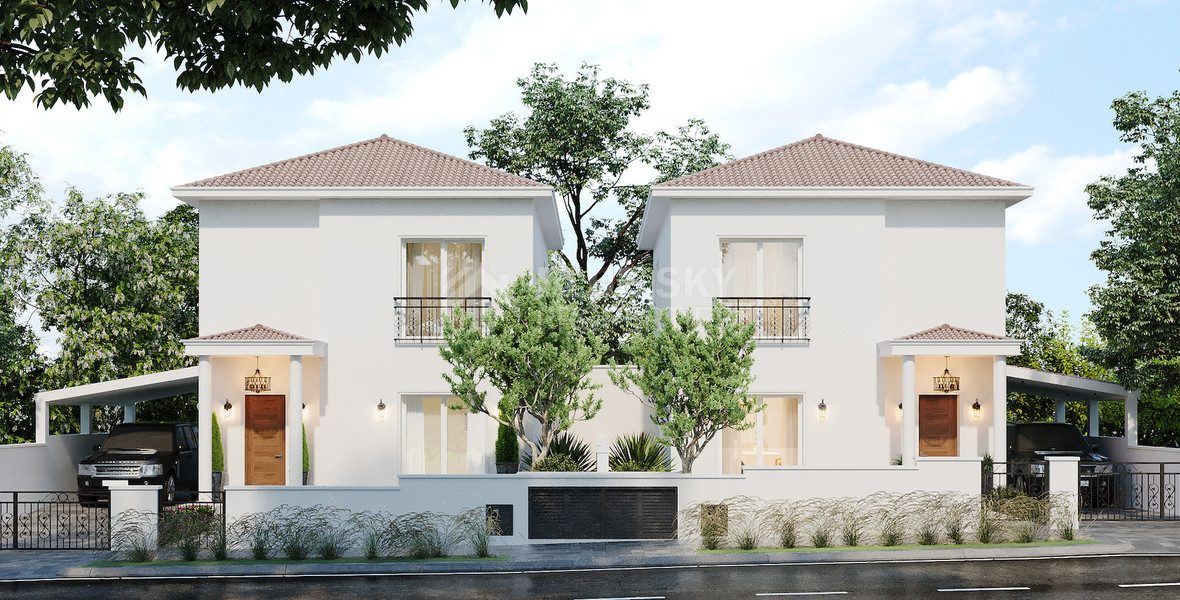 Modern Three-Bedroom Mediterranean Villas in Paphos, for sale