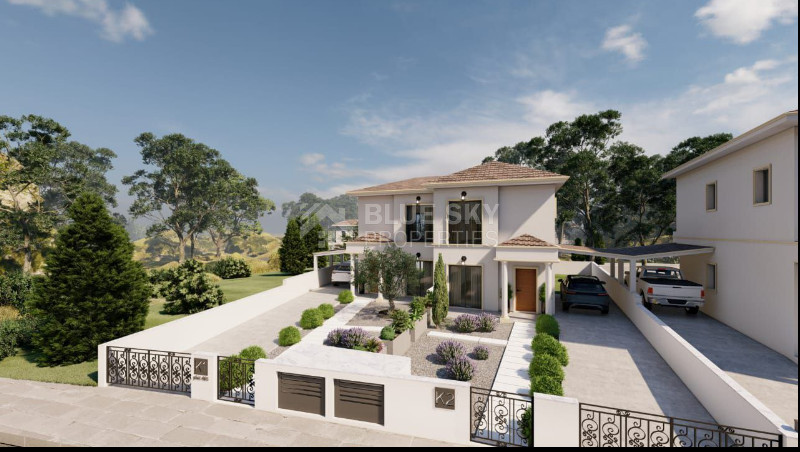 Elegant Three-Bedroom Villas with Garden and Veranda in Geroskipou