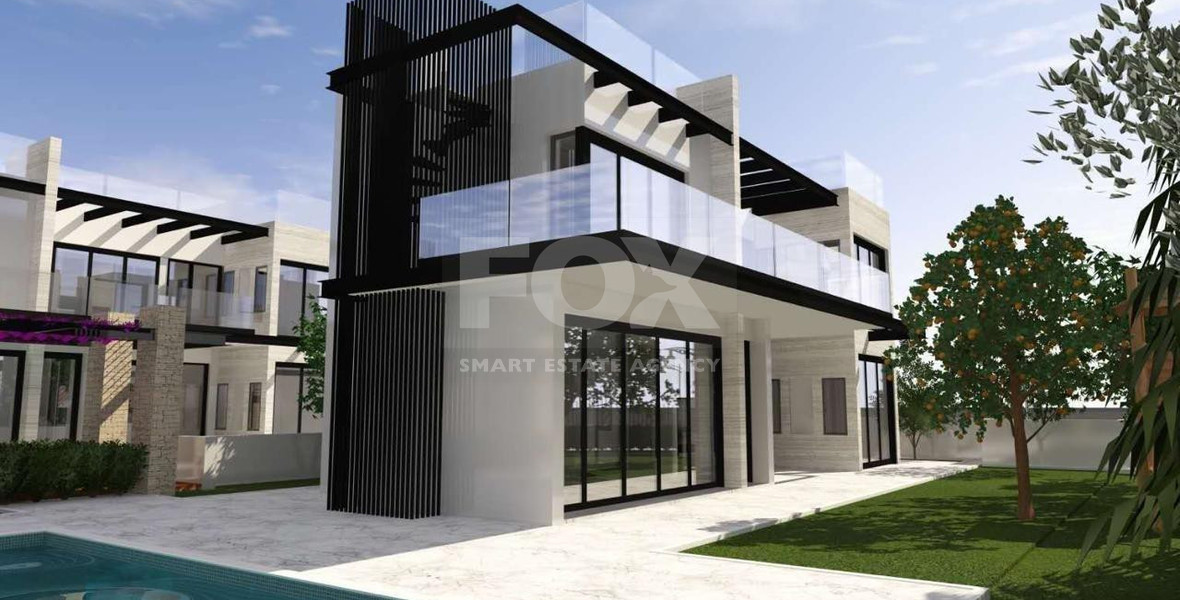 Luxury  three bedroom Villa for Sale in Chloraka, Paphos | Private Pool & Mediterranean Views