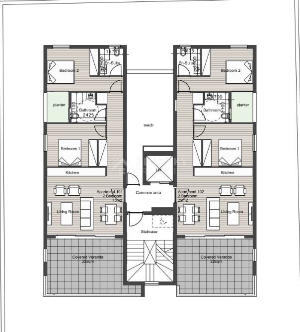 Exclusive Top-Floor 2-Bedroom Apartment for Sale in Agios Athanasios, Limassol