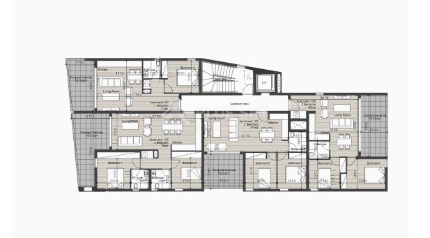 Modern 1 bedroom apartment for sale in Mesa Geitonia, Limassol
