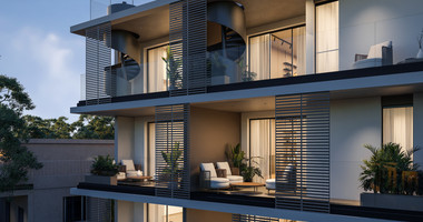 Exclusive 1-Bedroom Top-Floor Apartment with Private Roof Garden in Mesa Geitonia, Limassol