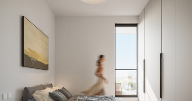 Exclusive 1-Bedroom Top-Floor Apartment with Private Roof Garden in Mesa Geitonia, Limassol