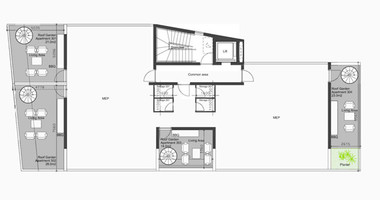 Charming 2-Bedroom Top-Floor Apartment with Private Roof Garden in Mesa Geitonia, Limassol