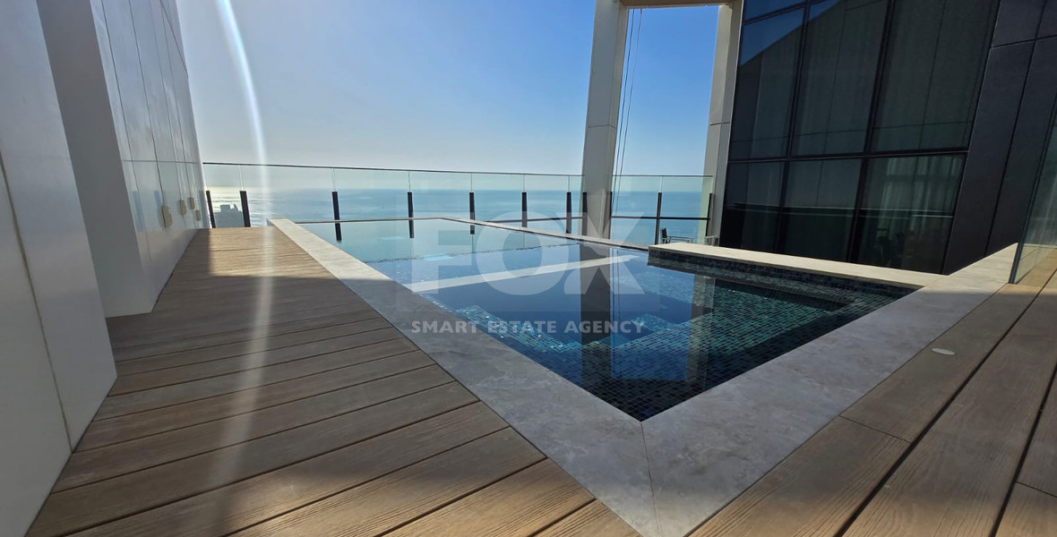 Exclusive 19th Floor Duplex in a Landmark Limassol High-Rise For Rent, Limassol