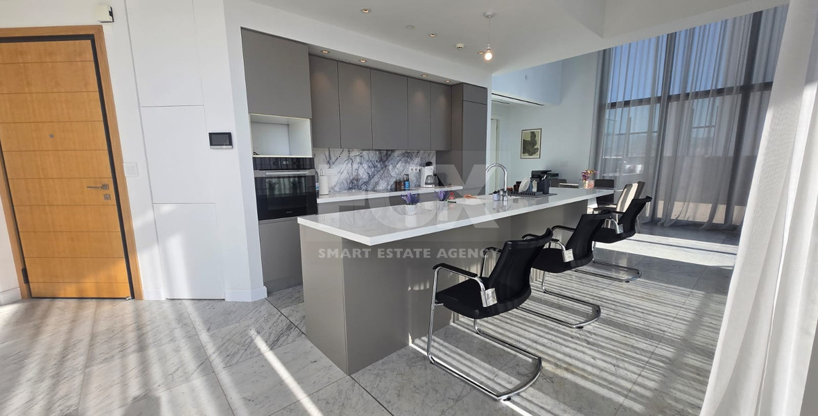 Exclusive 19th Floor Duplex in a Landmark Limassol High-Rise For Rent, Limassol