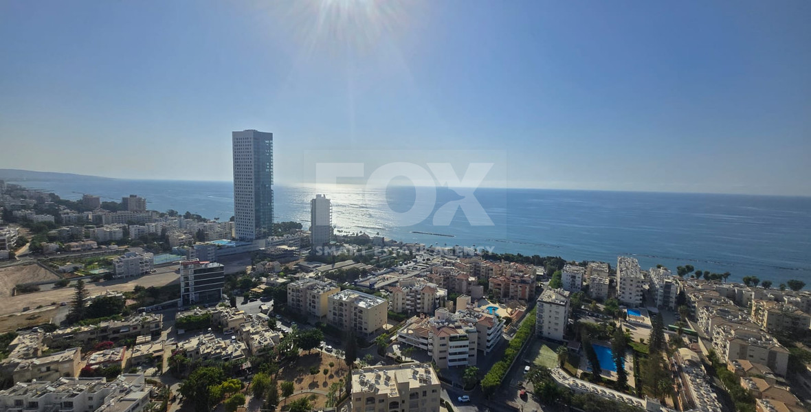 Exclusive 19th Floor Duplex in a Landmark Limassol High-Rise For Rent, Limassol