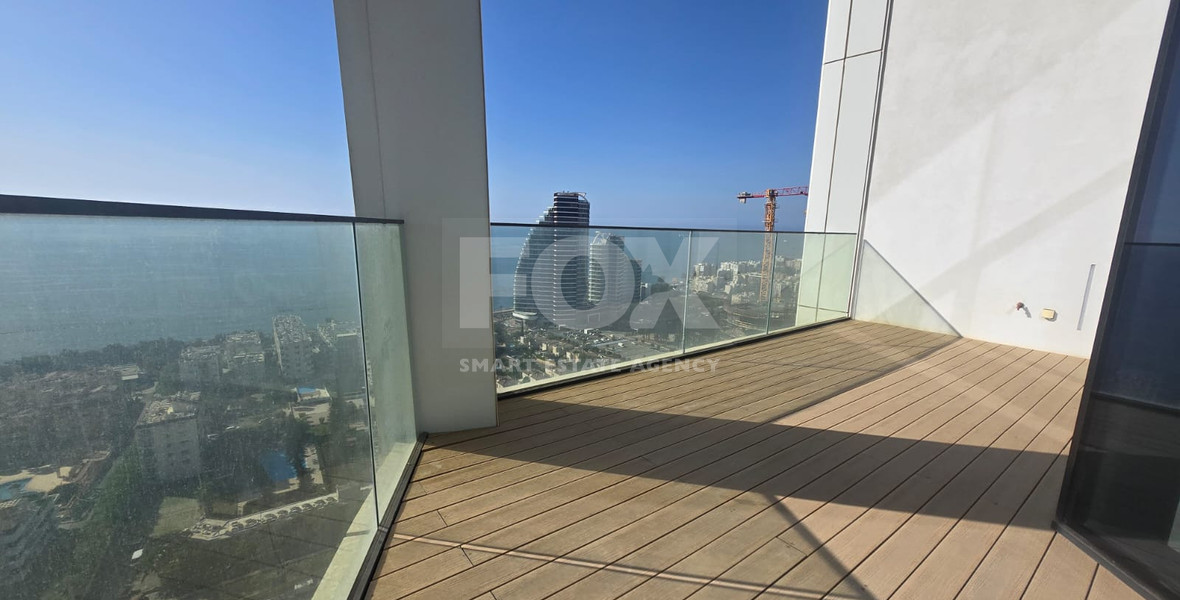 Exclusive 19th Floor Duplex in a Landmark Limassol High-Rise For Rent, Limassol