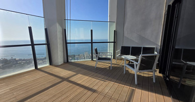 Exclusive 19th Floor Duplex in a Landmark Limassol High-Rise For Rent, Limassol