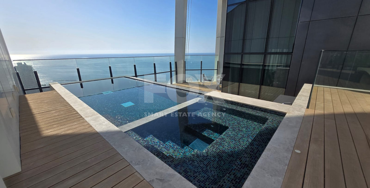 Exclusive 19th Floor Duplex in a Landmark Limassol High-Rise For Rent, Limassol