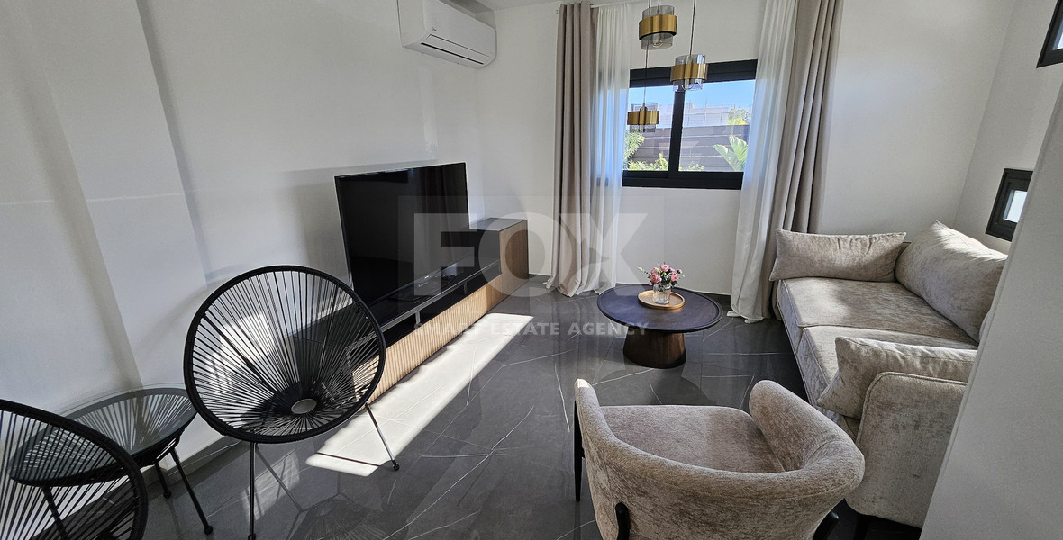 For rent Modern Furnished Detached Two Bedroom Bungalow with Pool in Trachoni