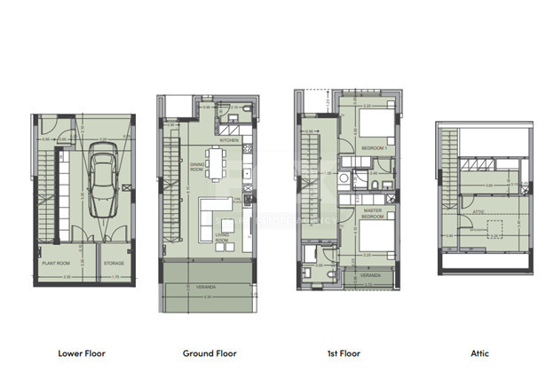 Off-Plan 2-Bedroom Townhouse For Sale in Exclusive Development with Stunning Views in Prodromos, Limassol