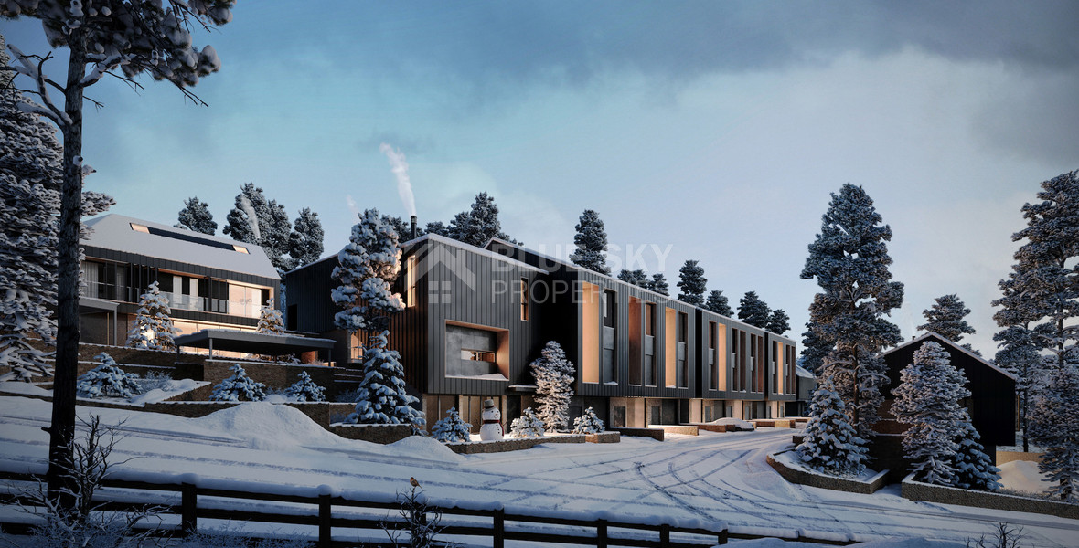 For Sale Stunning Off-Plan 2-Bedroom Townhouse with Exceptional Features and Views in Prodromos, Limassol