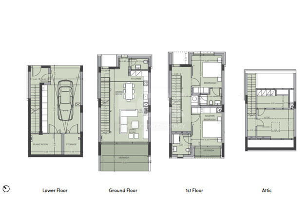 For Sale Stunning Off-Plan 2-Bedroom Townhouse with Exceptional Features and Views in Prodromos, Limassol