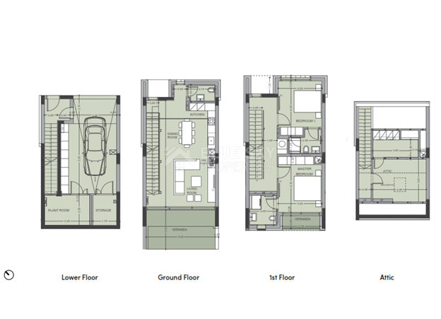 For Sale Stunning Off-Plan 2-Bedroom Townhouse with Exceptional Features and Views in Prodromos, Limassol