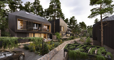 For Sale Exclusive Off-Plan 2-Bedroom Townhouse with Breathtaking Views and Luxury Amenities in Prodromos, Limassol