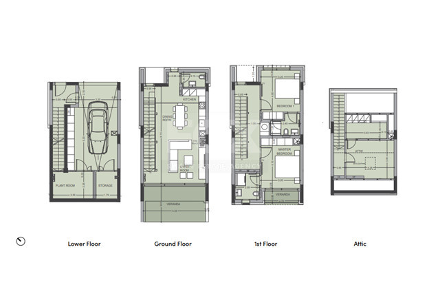 For Sale Exclusive Off-Plan 2-Bedroom Townhouse with Breathtaking Views and Luxury Amenities in Prodromos, Limassol