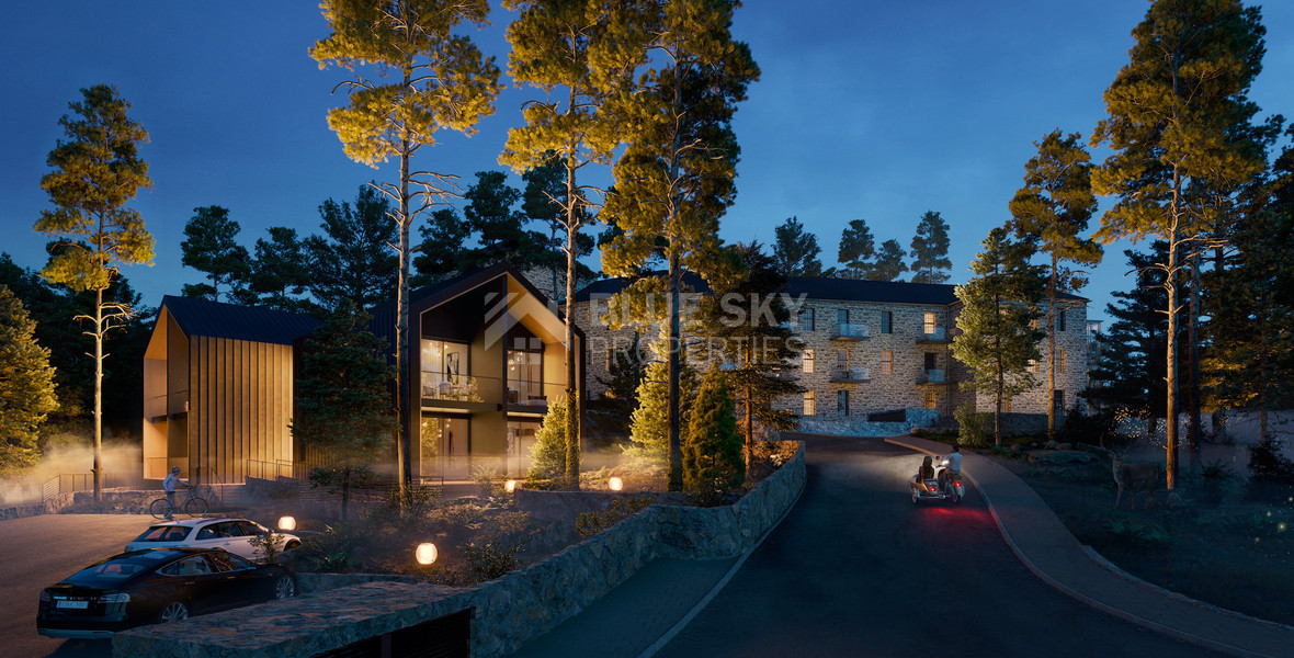 Exclusive Off-Plan 2-Bedroom Townhouse For Sale with with Luxurious Features and Breathtaking Views in Prodromos, Limassol