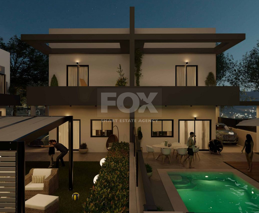 Modern Three Bedroom Villa for Sale in Ypsonas, Limassol | Private Garden & Energy Efficient Home