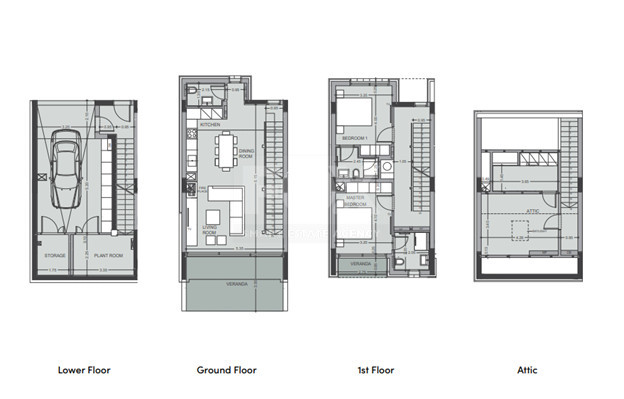 Stunning Off-Plan 2-Bedroom Townhouse For Sale in Exclusive Development with Luxury Amenities in Prodromos, Limassol