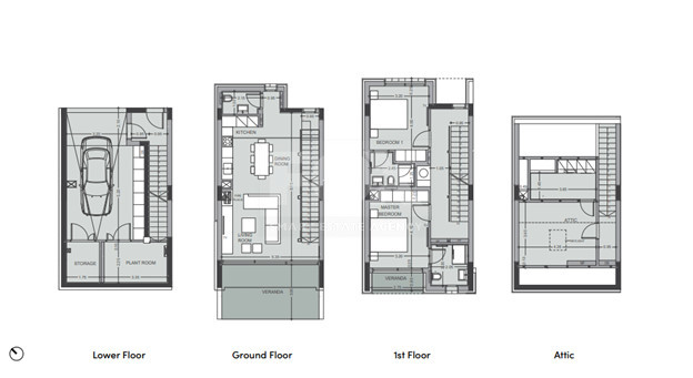 For Sale Exclusive Off-Plan 2-Bedroom Townhouse with Luxurious Features and Panoramic Views in Prodromos, Limassol