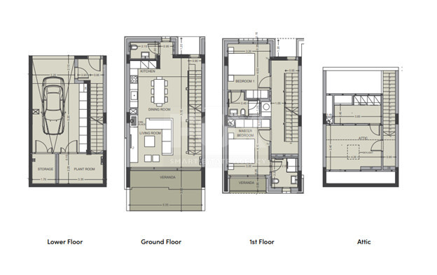 For Sale Amazing Off-Plan 2-Bedroom Townhouse with Modern Design and Stunning Views in Prodromos, Limassol