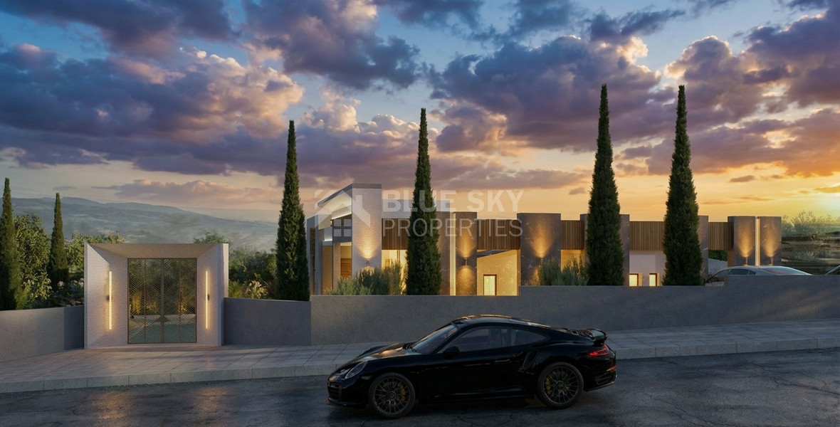 For Sale Luxury Hilltop Villa for Sale in Tala, Paphos | 7-Bedroom Panoramic Estate with Private Spa & Pool