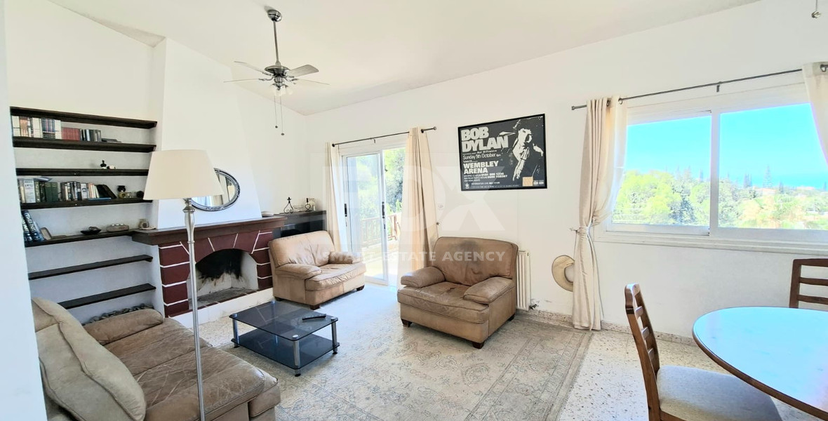 Two Bedroom Sea View Villa for Sale in Kamares Village, Paphos | Private Pool | No VAT