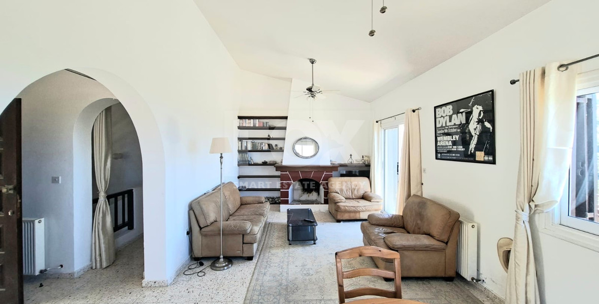 Two Bedroom Sea View Villa for Sale in Kamares Village, Paphos | Private Pool | No VAT