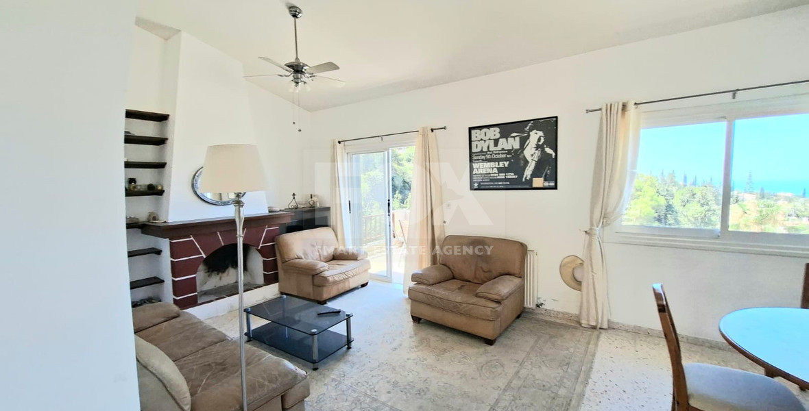 Two Bedroom Sea View Villa for Sale in Kamares Village, Paphos | Private Pool | No VAT