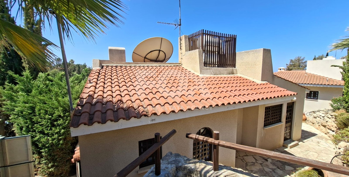 Two Bedroom Sea View Villa for Sale in Kamares Village, Paphos | Private Pool | No VAT