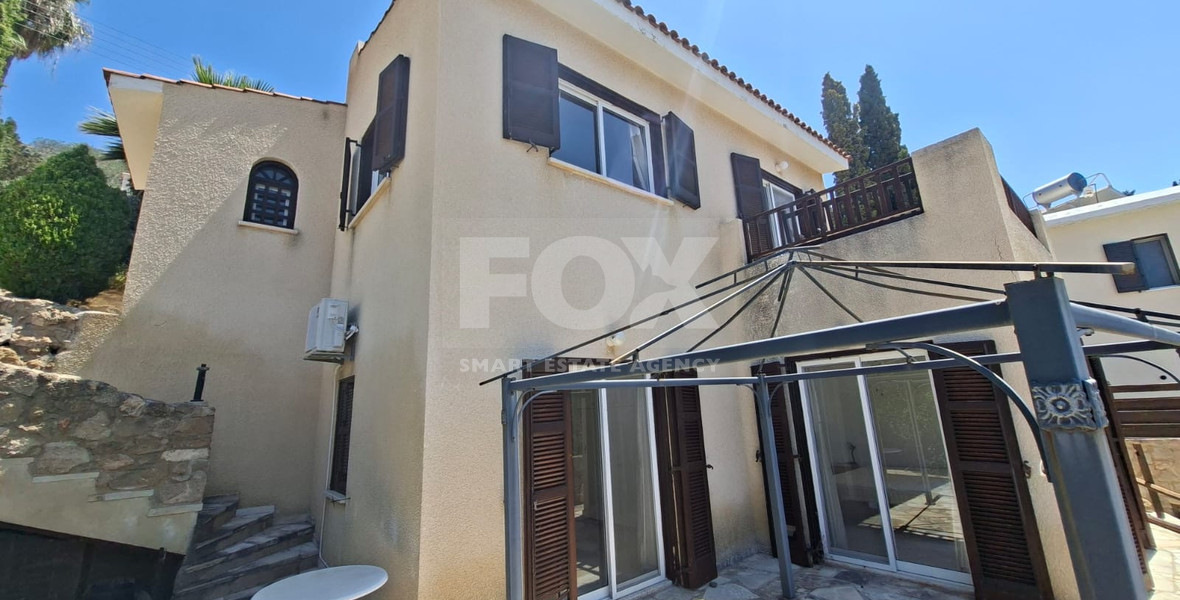 Two Bedroom Sea View Villa for Sale in Kamares Village, Paphos | Private Pool | No VAT