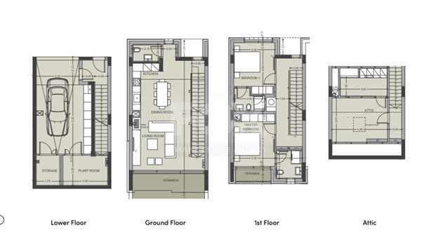 For Sale Stunning Off-Plan 2-Bedroom Townhouse with Luxury Features and Panoramic Views n Prodromos, Limassol
