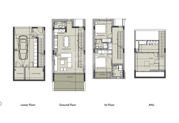 Elegant 2-Bedroom Townhouse For Sale  with Luxury Features and Expansive Outdoor Spaces