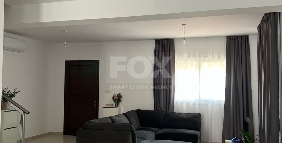 Four bedroom ground floor house in Pano Polemidia for rent , Limassol