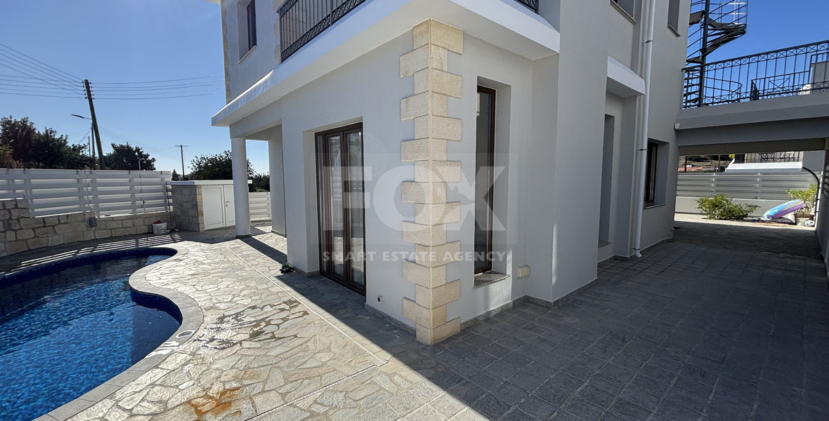 For Rent Modern Four Bedroom House in Pissouri with Sea View