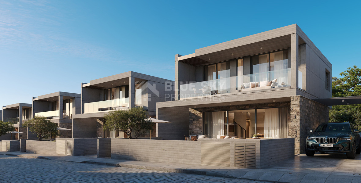 Modern Luxury three bedroom Villas for Sale in Geroskipou, Paphos – Sustainable Gated Community with Private Pool